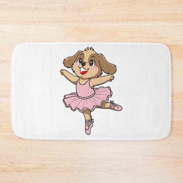 Item preview, Cute Ballerina Puppy Illustration designed and sold by DisynePluss.