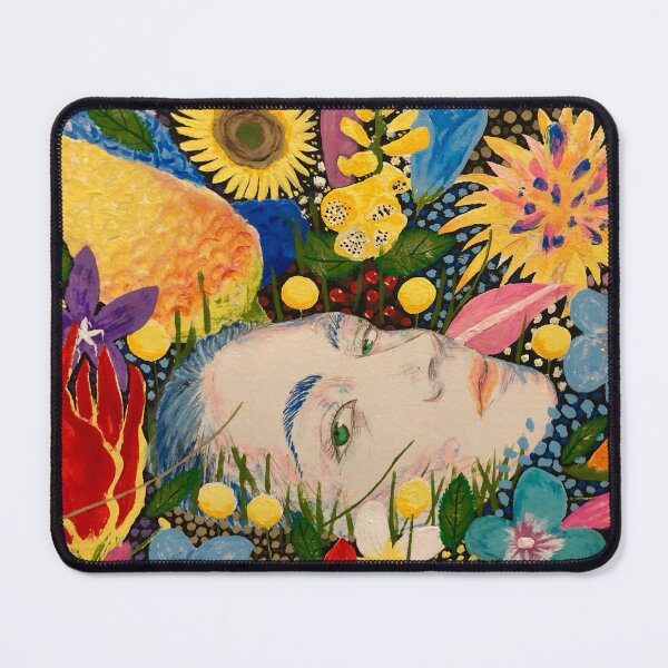 Item preview, Flower Portrait Colorful Painting Acrylic Watercolor designed and sold by CristianJArt.