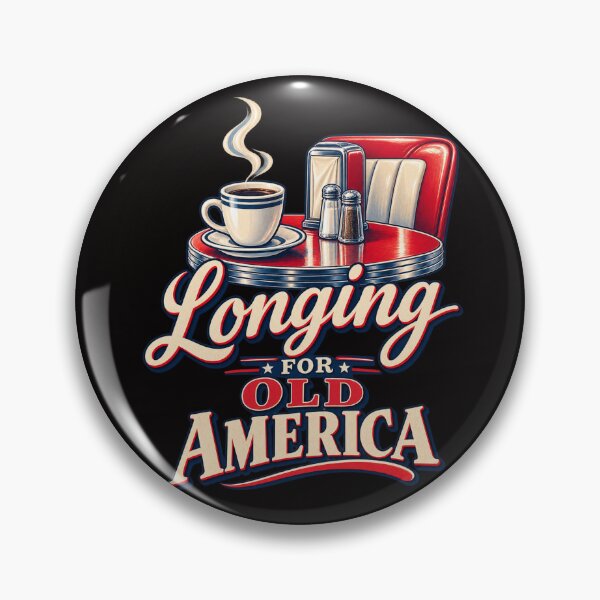 Item preview, Longing for Old America – Vintage Diner Nostalgia designed and sold by Tadeusz1.