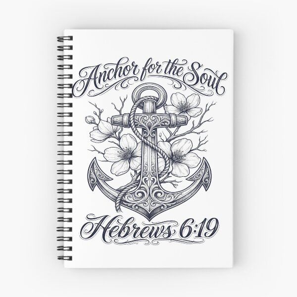 Item preview, Anchor For The Soul Hebrews 6:19 Floral Tee designed and sold by PureGritFaith.