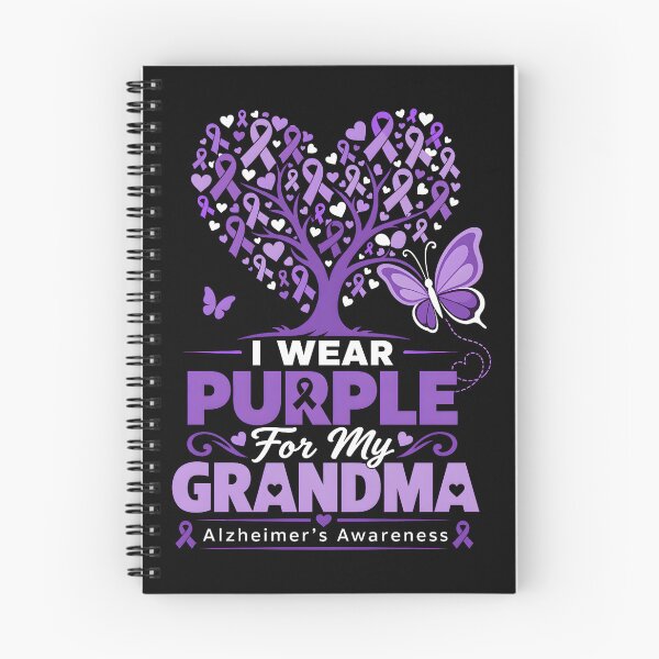 Item preview, I Wear Purple for My Grandma Alzheimers Awareness designed and sold by roycehopkins.