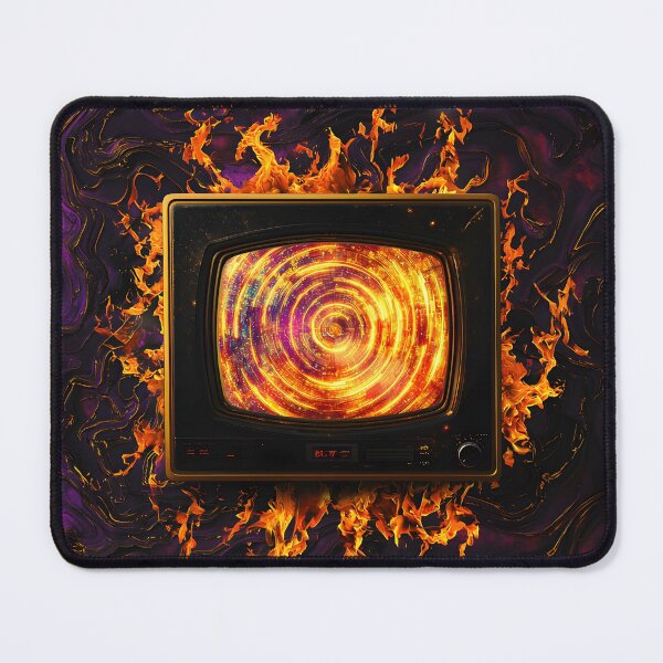 Item preview, 3d Render: Vintage Tv Glitch Digital Art designed and sold by Checho30.