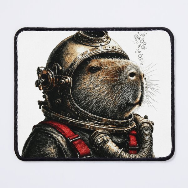 Item preview, capybara vintage scuba designed and sold by PhiloDoh.