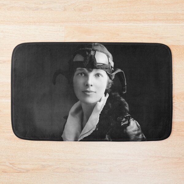 Item preview, Amelia Earhart '37, dressed to fly black and white portrait vintage photograph designed and sold by Astrid Arkhangelsky.