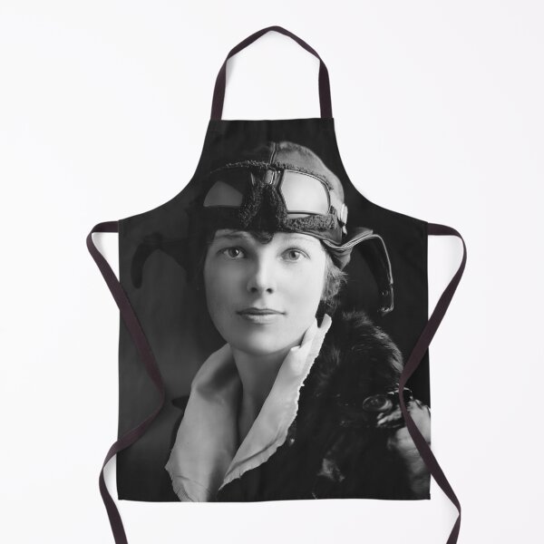 Item preview, Amelia Earhart '37, dressed to fly black and white portrait vintage photograph designed and sold by Astrid Arkhangelsky.