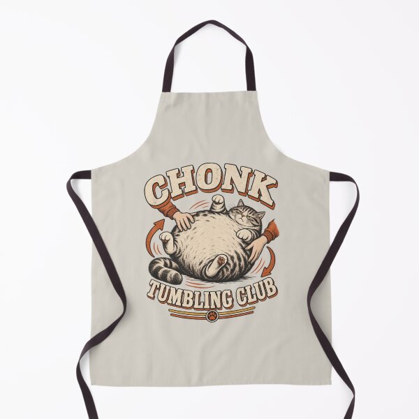Item preview, Chonk Tumbling Club – Funny Fat Cat Retro Design designed and sold by Stylecombinator.