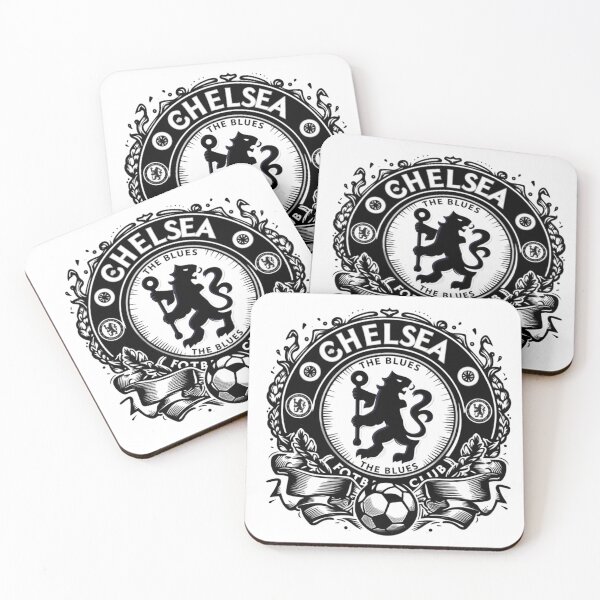 Item preview, Chelsea Football Crest Vintage Black And White Lion Emblem designed and sold by annaarthk.