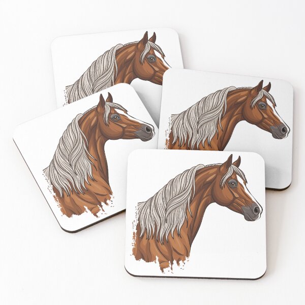Item preview, The head of a chestnut Arabian horse designed and sold by Cheval-de-coeur.