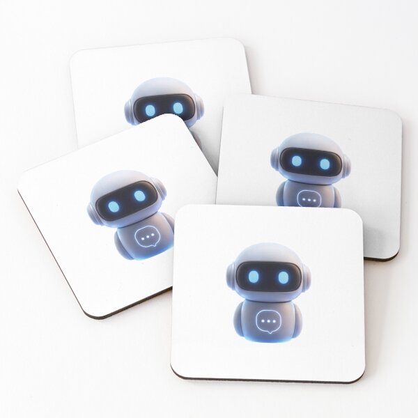 Item preview, Cute Little AI Robot Tech Art designed and sold by Pawfect Vibes Hub.