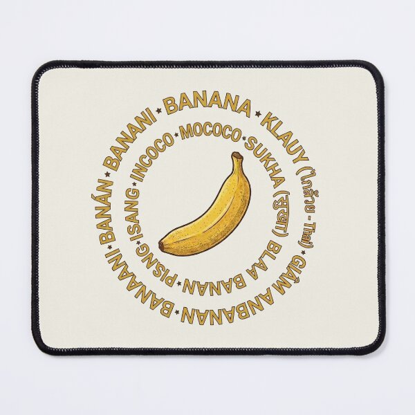 Item preview, Multilingual Banana Word Cloud - Foreign Language Fruit Art designed and sold by CTN-Designs.