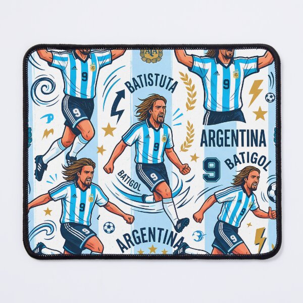 Item preview, Legendary Argentine Striker Number 9 Soccer Pattern designed and sold by ART ATTACK ZONE.