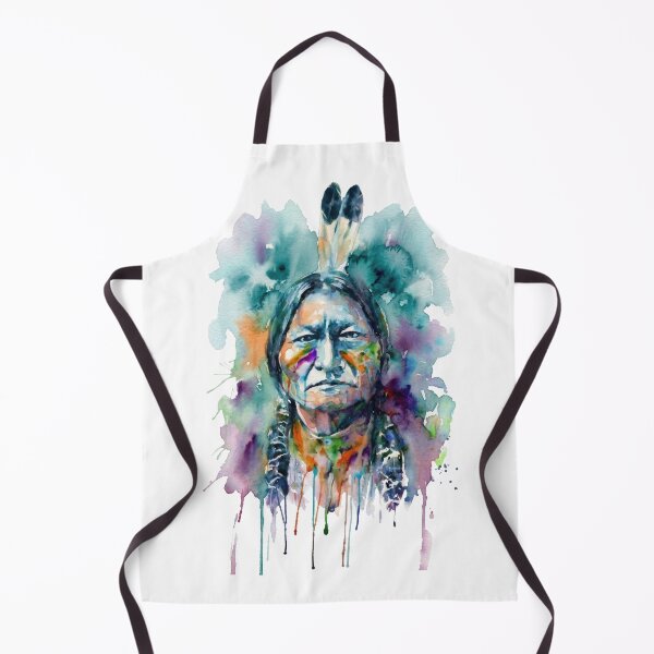 Item preview, Sitting Bull, Vivid Face Paint Portrait designed and sold by caracatita75.
