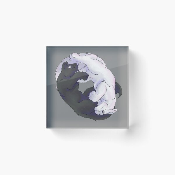 Item preview, Ying Yang Kitties - White & Black designed and sold by AstralRavens.