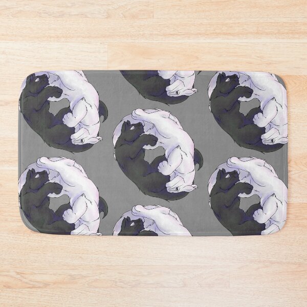 Item preview, Ying Yang Kitties - White & Black designed and sold by AstralRavens.