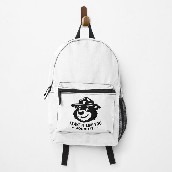 Item preview, Leave It Like You Found It Ranger Bear Black designed and sold by BurdenArts.
