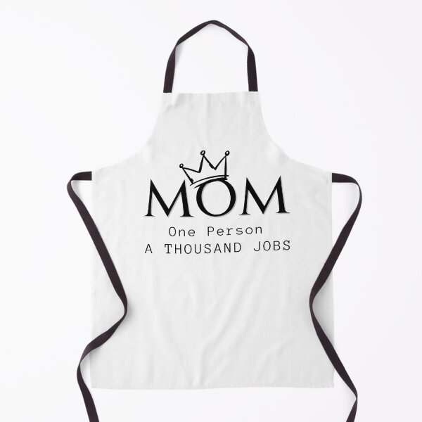 Item preview, MOM – One Person A Thousand Jobs – Funny Mom Life Shirt & Mug designed and sold by BrewtifulMugs.