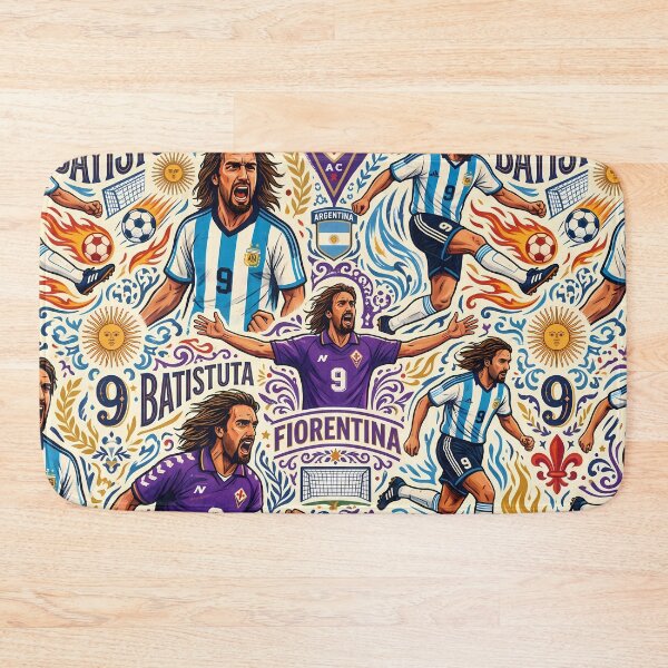 Item preview, Argentina Legendary Argentine Striker Number 9 Soccer Pattern designed and sold by ART ATTACK ZONE.