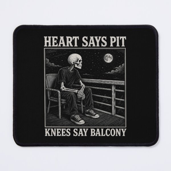 Item preview, Heart Says Pit Knees Say Balcony designed and sold by Kladhadredo.