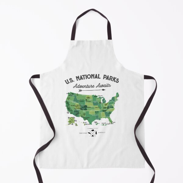 Item preview, tional Park Map Vintage T Shirt - All 63 National Parks Gifts T-Shirt Men Women Kids designed and sold by BurdenArts.