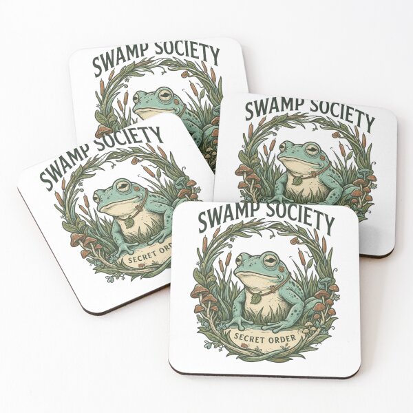 Item preview, Swamp Society Secret Order Cute Frog Nature Lover Gift designed and sold by happyshirt27.