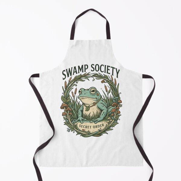 Item preview, Swamp Society Secret Order Cute Frog Nature Lover Gift designed and sold by happyshirt27.