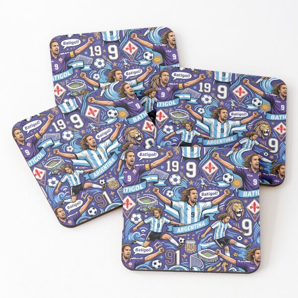 Item preview, Lyon Legendary Argentine Striker Number 9 Soccer Pattern designed and sold by ART ATTACK ZONE.