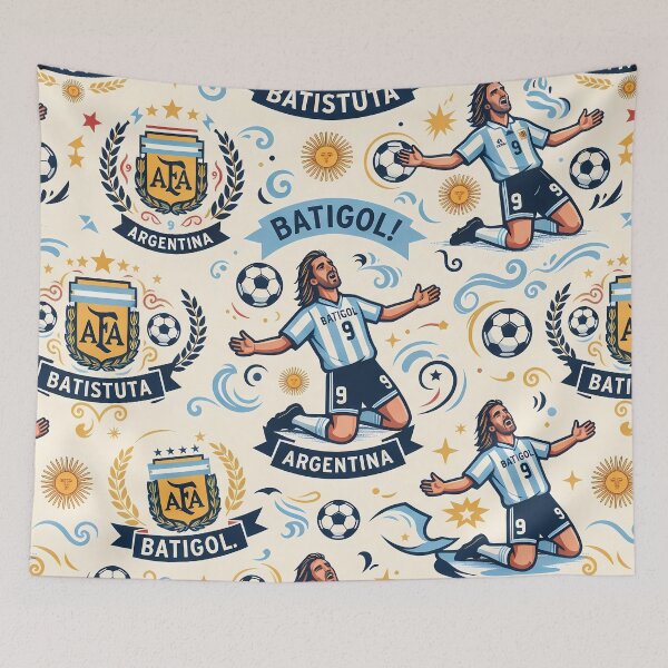Item preview, Futbol Legendary Argentine Striker Number 9 Soccer Pattern designed and sold by ART ATTACK ZONE.