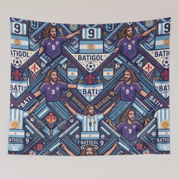 Item preview, Rome Legendary Argentine Striker Number 9 Soccer Pattern designed and sold by ART ATTACK ZONE.