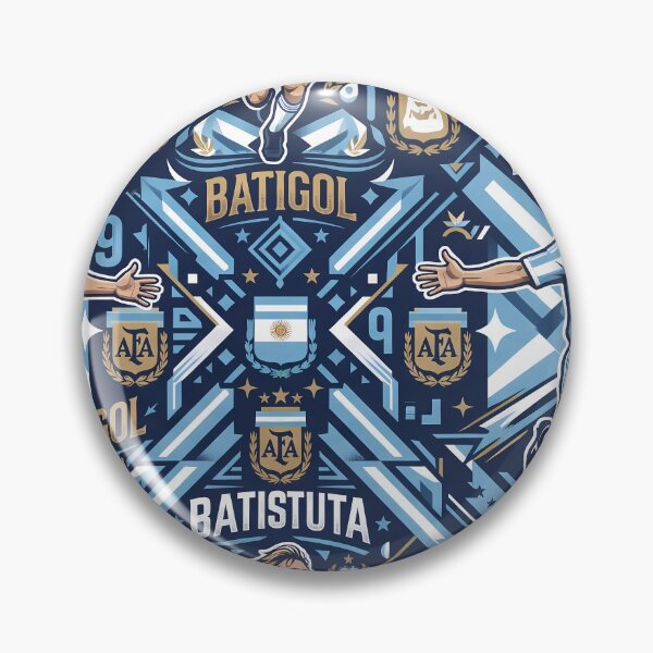 Item preview, Goal Legendary Argentine Striker Number 9 Soccer Pattern designed and sold by ART ATTACK ZONE.