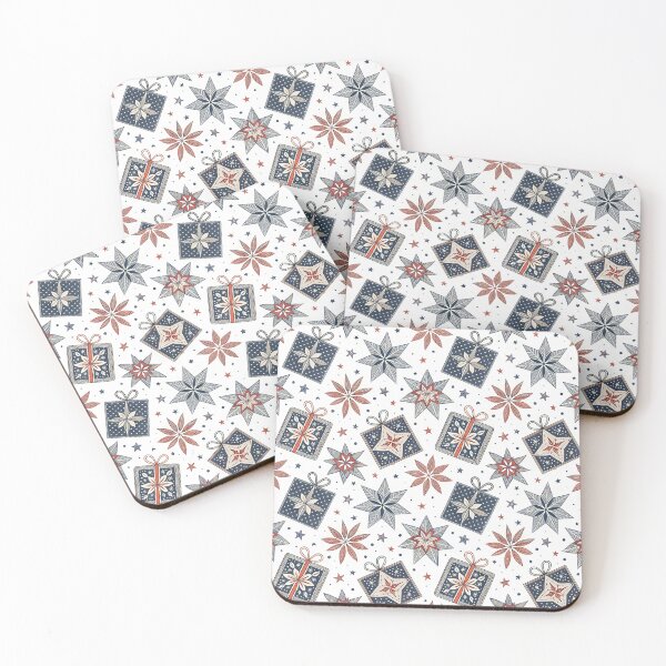 Item preview, Nordic Gift Box & Stars | Birthday Folk Design designed and sold by Shuga-Design.