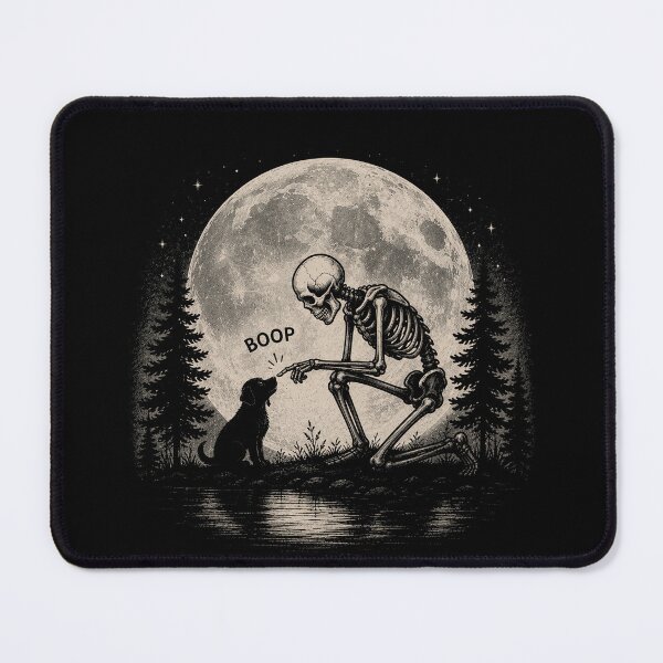 Item preview, skeleton Boop Dog Retro Funny Meme Dog Lovers designed and sold by Kladhadredo.