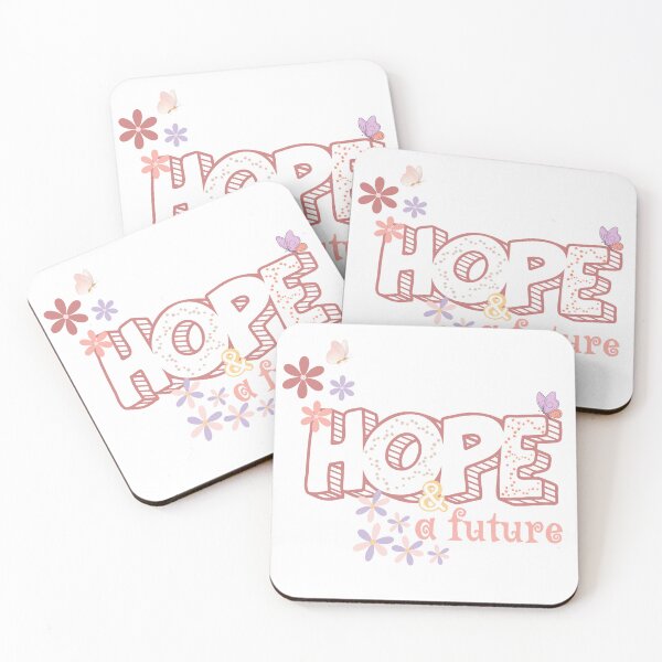 Item preview, Hope and a Future Happy Vibes | Daisies & Butterflies Positive Message  designed and sold by SunandShade.