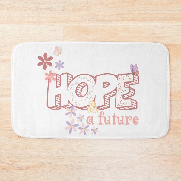 Item preview, Hope and a Future Happy Vibes | Daisies & Butterflies Positive Message  designed and sold by SunandShade.