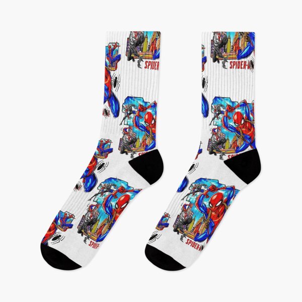 Item preview, Spider Man Multiverse Web Slinging Comic Action Art designed and sold by FreakToons.