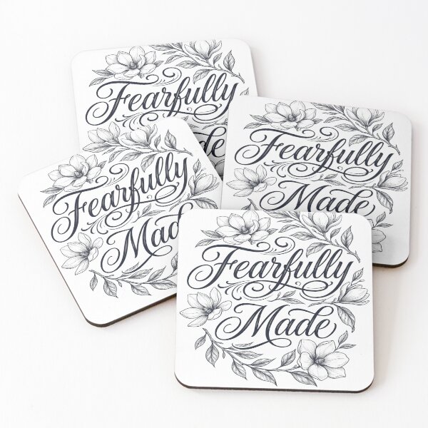 Item preview, Fearfully Made Psalm 139:14 Floral Christian Tee designed and sold by PureGritFaith.