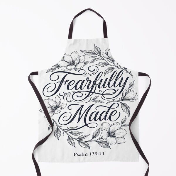 Item preview, Fearfully Made Psalm 139:14 Floral Christian Tee designed and sold by PureGritFaith.
