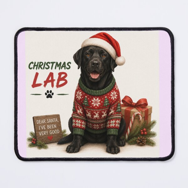 Item preview, Christmas Lab – Christmas Labrador designed and sold by Goodthingstree.