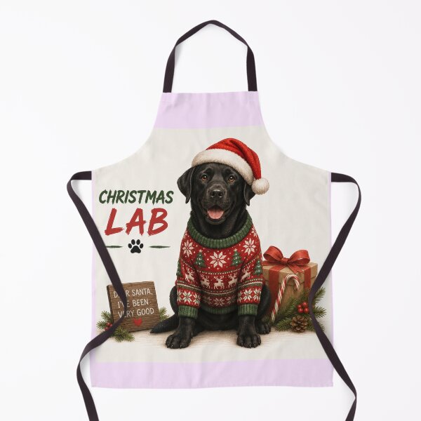 Item preview, Christmas Lab – Christmas Labrador designed and sold by Goodthingstree.