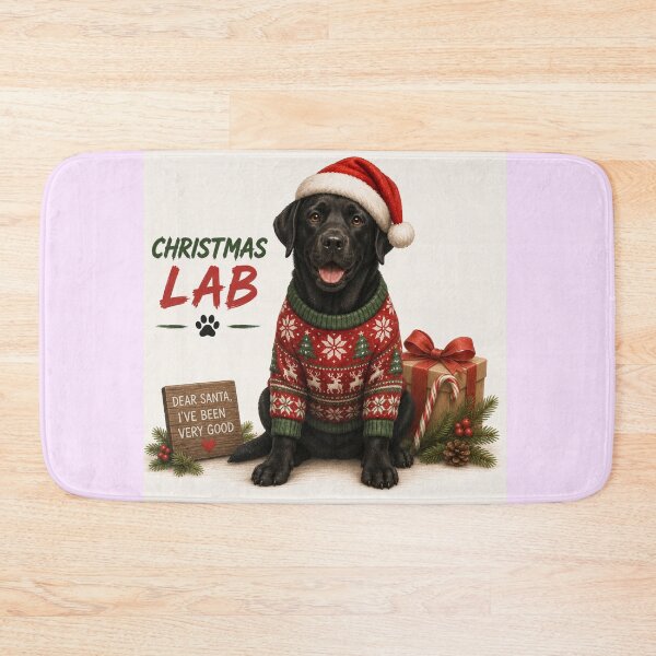Item preview, Christmas Lab – Christmas Labrador designed and sold by Goodthingstree.