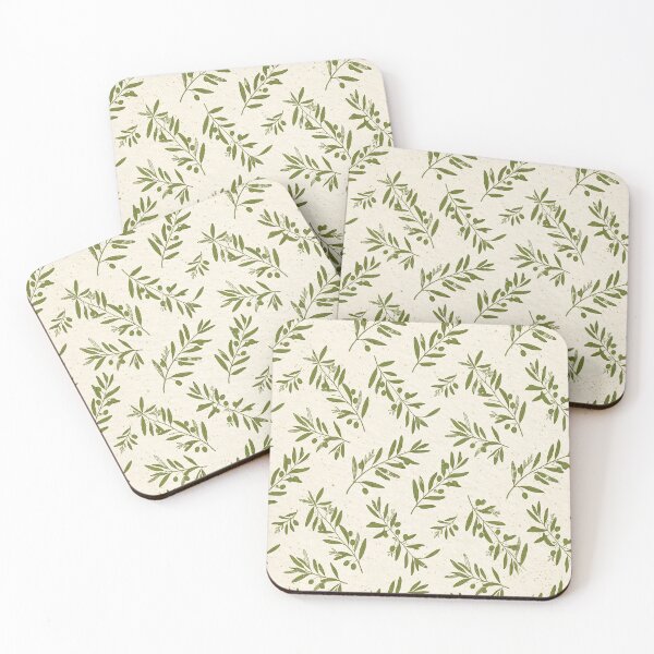 Item preview, Minimal Olive Branch Botanical Pattern on Cream designed and sold by Nontanut easydesign.