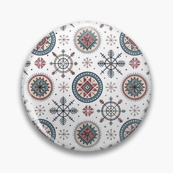Item preview, Nordic Birthday Rosette Marks | Folk Geometry designed and sold by Shuga-Design.