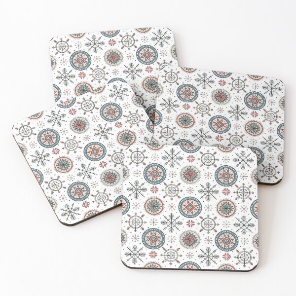 Item preview, Nordic Birthday Rosette Marks | Folk Geometry designed and sold by Shuga-Design.
