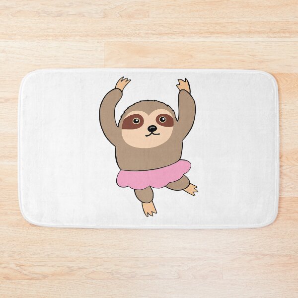 Item preview, Cute Sloth Ballet Dancer In Pink Tutu designed and sold by DisynePluss.