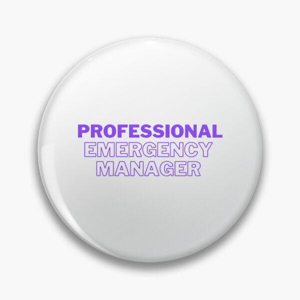 Item preview, Professional Emergency Manager - In Purple designed and sold by RevolutionFourr.