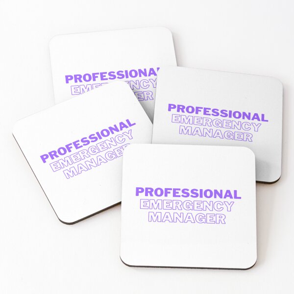Item preview, Professional Emergency Manager - In Purple designed and sold by RevolutionFourr.