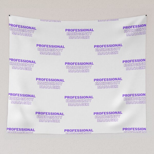 Item preview, Professional Emergency Manager - In Purple designed and sold by RevolutionFourr.