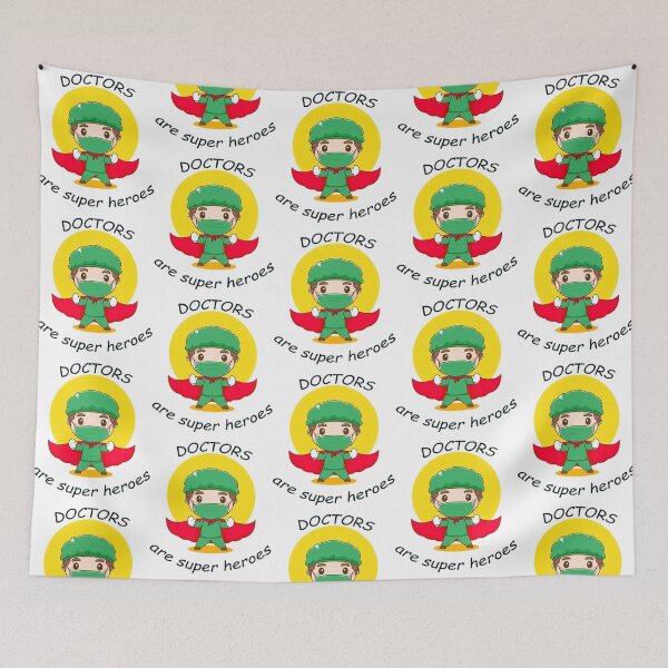 Item preview, Doctors Are Super Heroes  designed and sold by BurnPrintsEP.