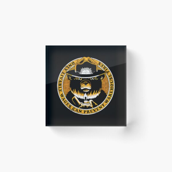Item preview, Only Livable Wages Can Prevent Warehouse Fires Smokey Bear designed and sold by BurdenArts.