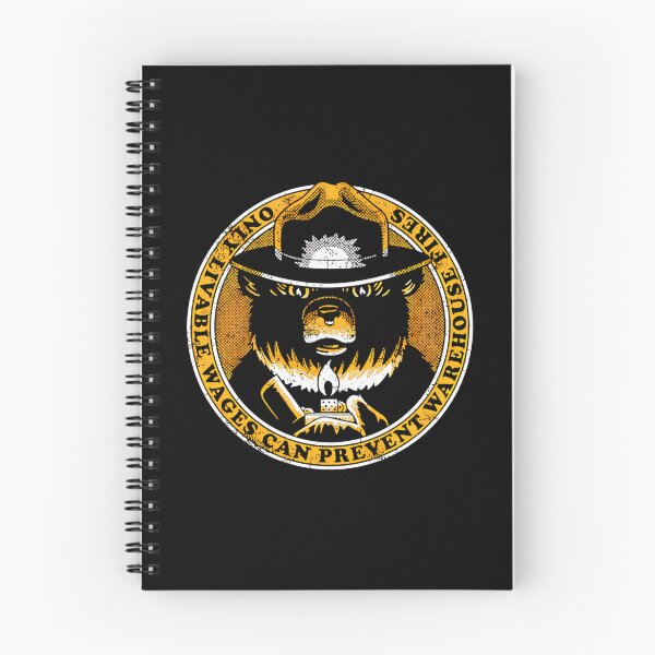 Item preview, Only Livable Wages Can Prevent Warehouse Fires Smokey Bear designed and sold by BurdenArts.