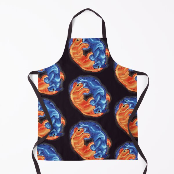 Item preview, Ying Yang Kitties - Orange & Blue Electrical designed and sold by AstralRavens.